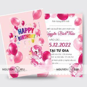 Thiệp sinh nhật Nguyễn Hiếu thiết kế